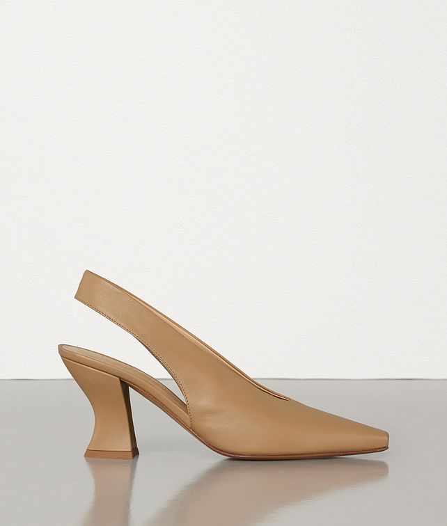 BOTTEGA VENETA ALMOND SLINGBACKS IN NAPPA DREAM Pump Woman fp