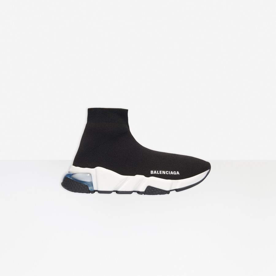 Speed Clear Sole Sneaker BLACK / WHITE 