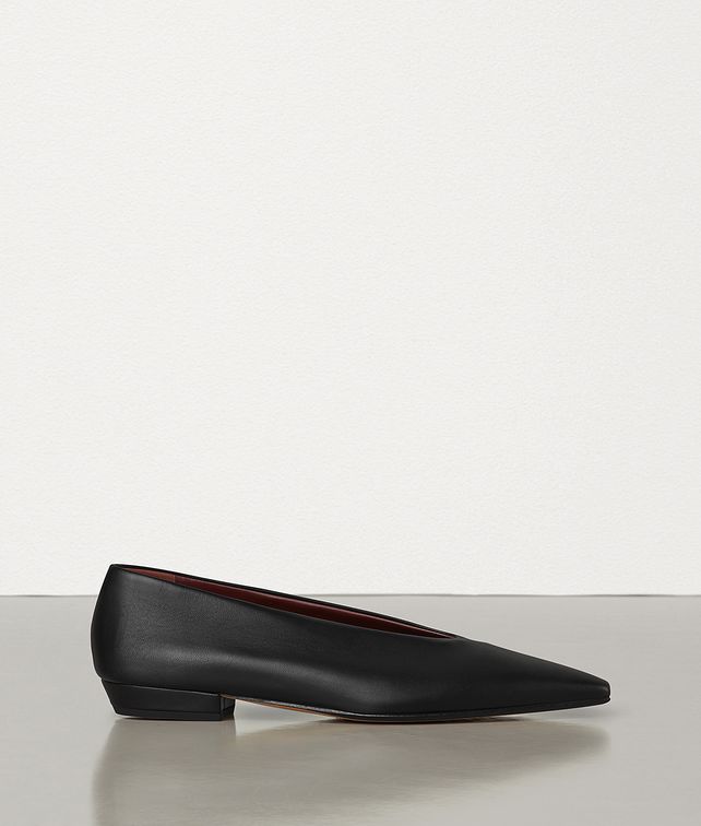 BOTTEGA VENETA ALMOND FLATS IN NAPPA Flat Woman fp