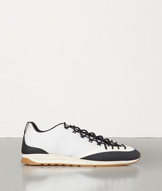 SNEAKERS AUS KALBSLEDER UND TECHNO-GEWEBE SNEAKERS AUS KALBSLEDER UND TECHNO-GEWEBE