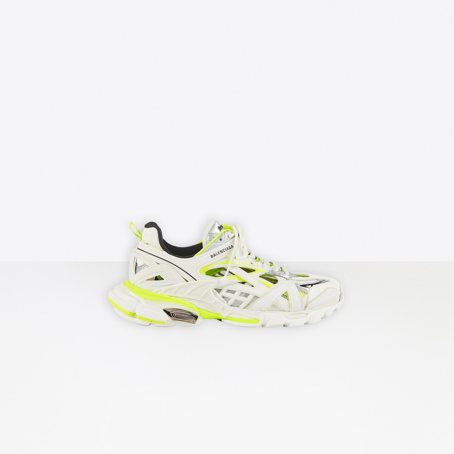 Track.2 Sneaker WHITE/FLUO YELLOW for 