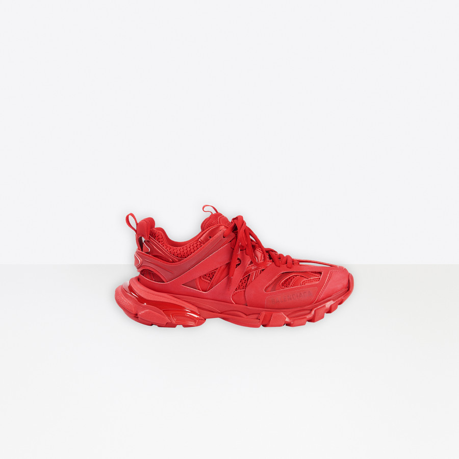 Pink And Red track 2 0 Sneakers Red Balenciaga Sneakers