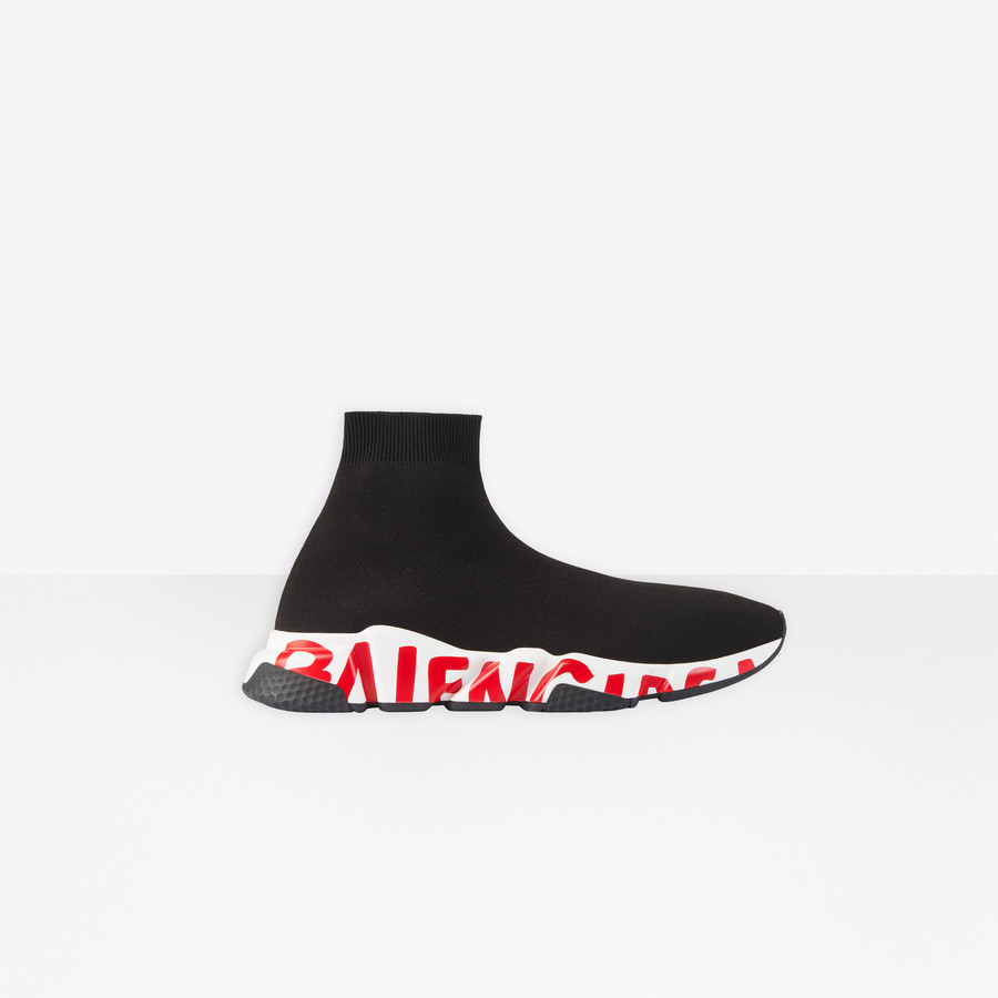 balenciaga speed graffiti trainers