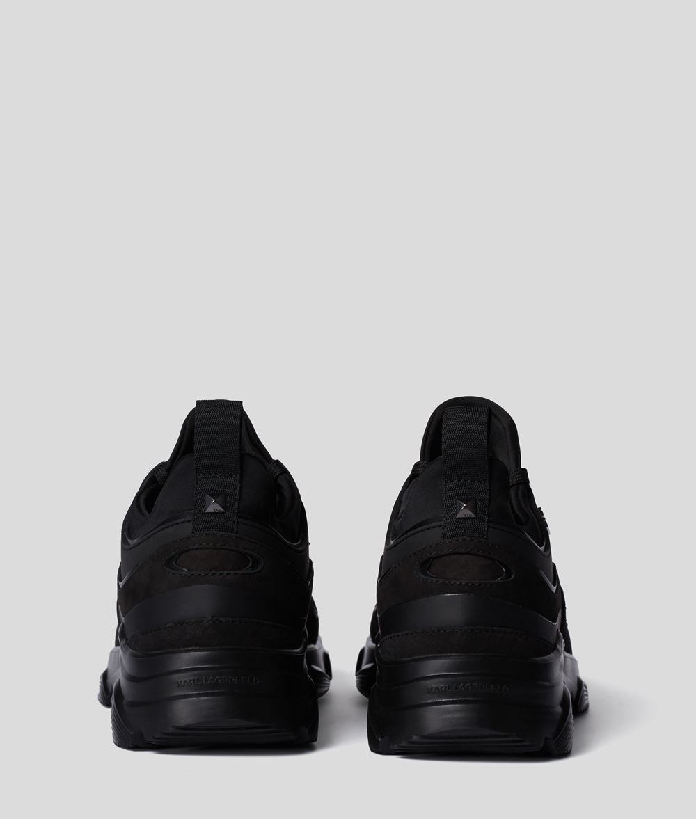 black leather runners