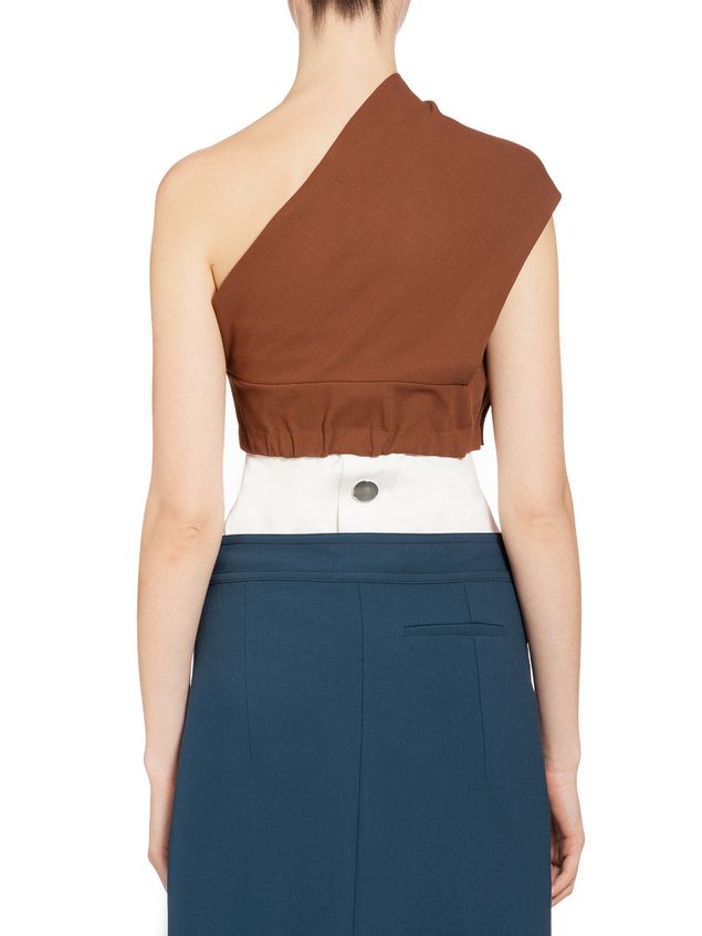 Top Marni Band in double wool and viscose Woman