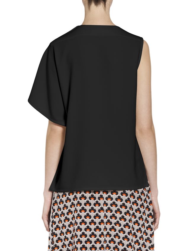 Top Marni Kimono-sleeved top in acetate Woman