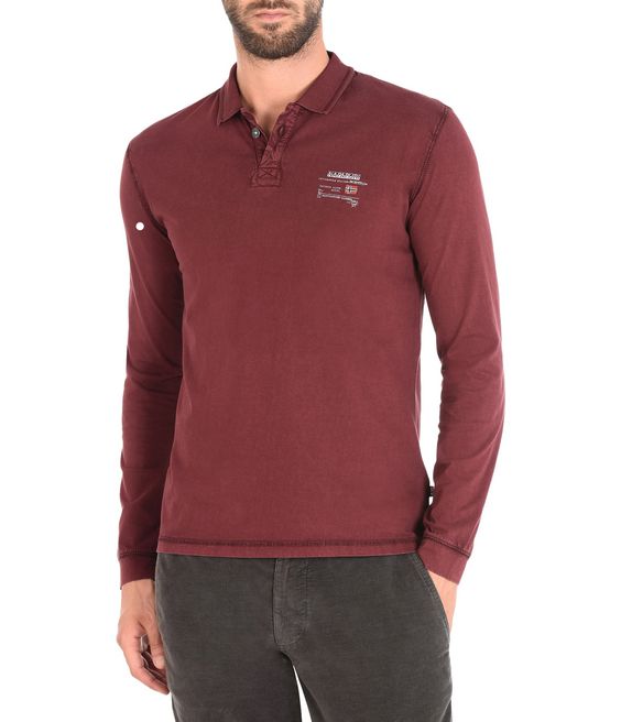 NAPAPIJRI EGEGIK LONG SLEEVES Long sleeve polo Man f