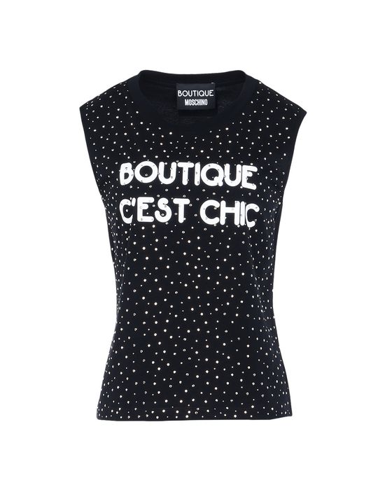 Sleeveless t-shirt Woman BOUTIQUE MOSCHINO Sleeveless t-shirt Woman BOUTIQUE MOSCHINO
