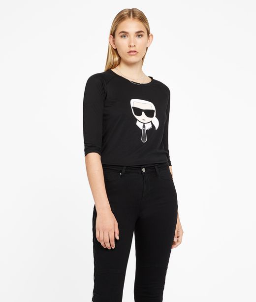 KARL LAGERFELD Karl Ikonik Sunglasses 3/4 Sleeve 12_f