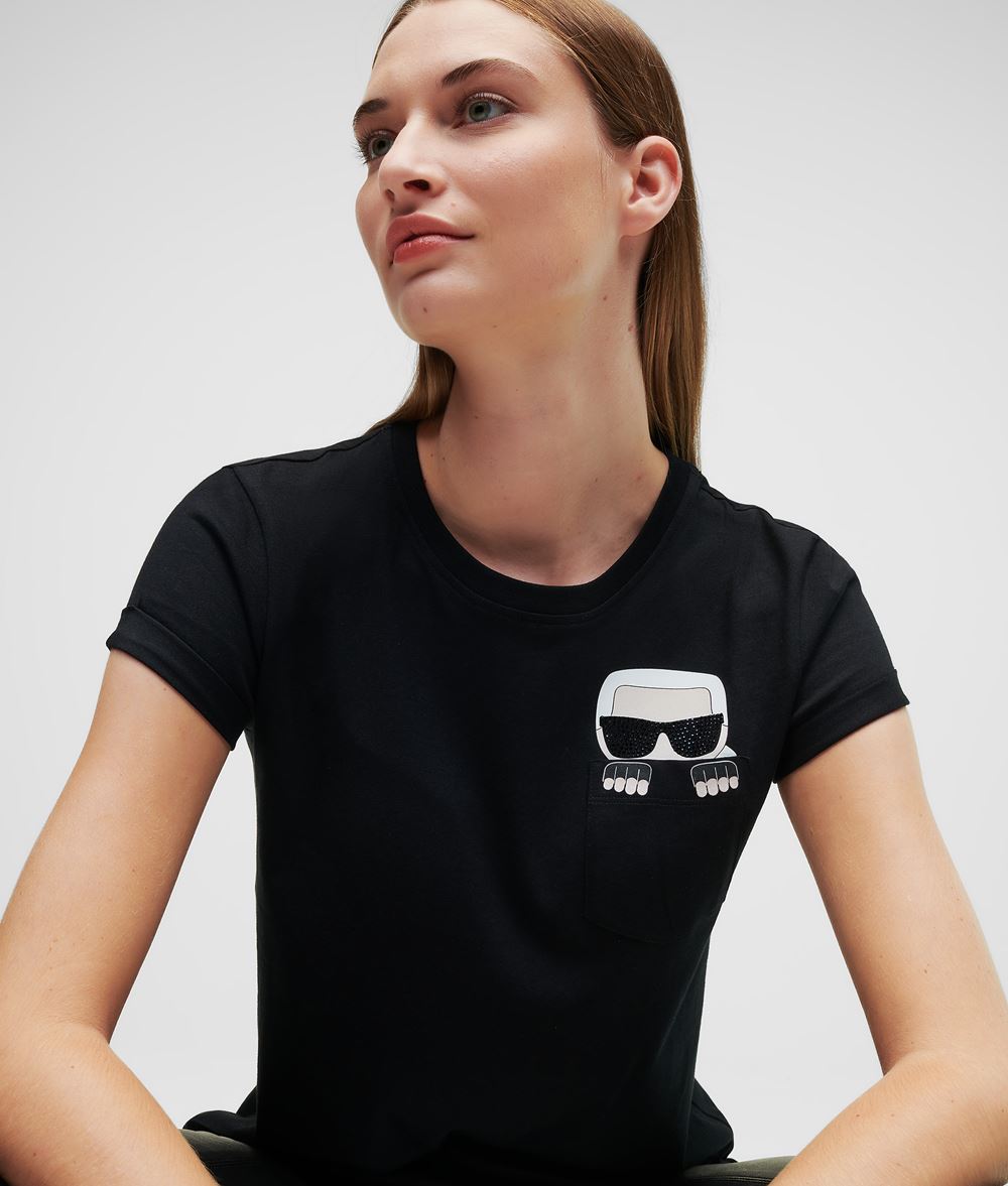 KARL LAGERFELD T-shirt à poche K/Ikonik T-shirt Femme f