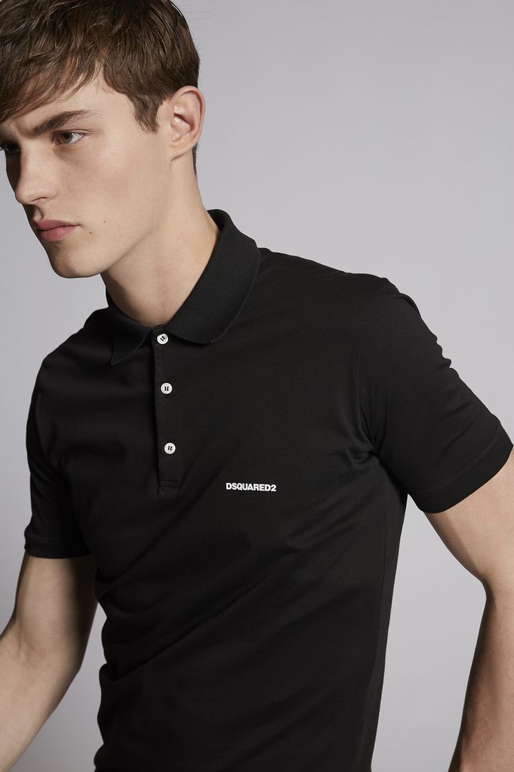 dsquared polo donkerblauw