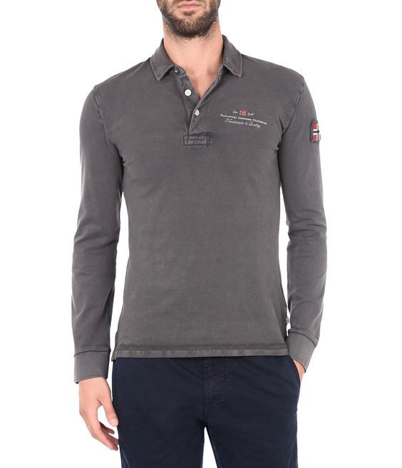 NAPAPIJRI ELBAS STRETCH LONG SLEEVES Long sleeve polo Man f
