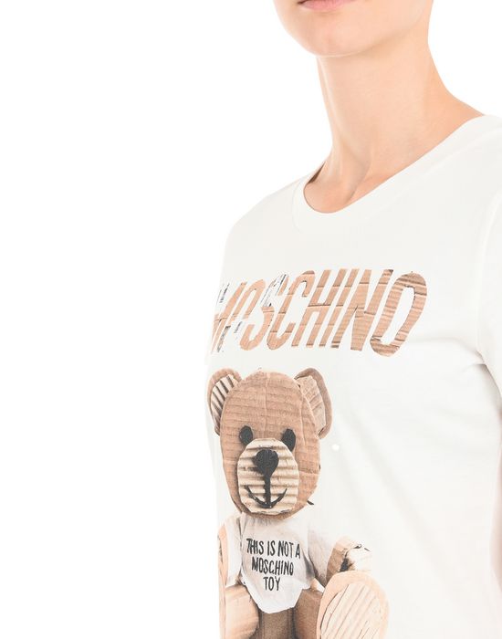 moschino bear white t shirt