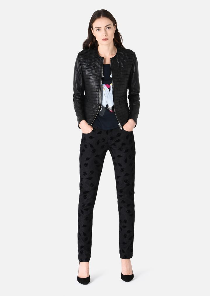 T-SHIRT AUS JERSEY/BAUMWOLLSTRETCH MIT PRINT T-SHIRT AUS JERSEY/BAUMWOLLSTRETCH MIT PRINT