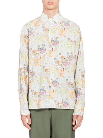 Marni Shirt in cotton with print by Magdalena Suarez Frimkess Man