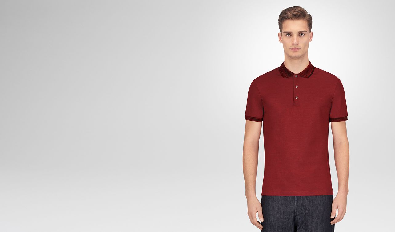gigolo red cotton polo landing