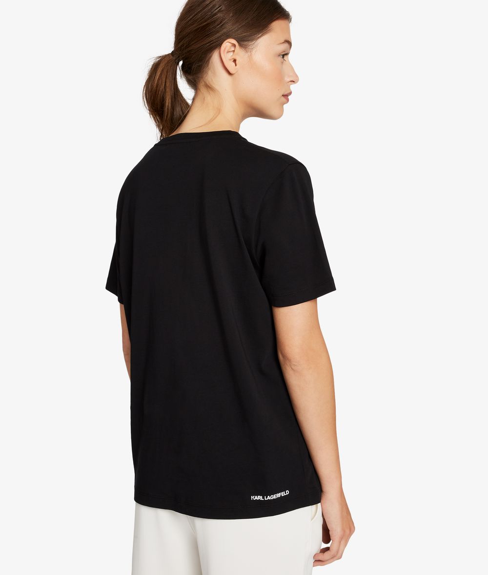 KARL LAGERFELD Kl Logo Pocket T-Shirt T-shirt Woman d