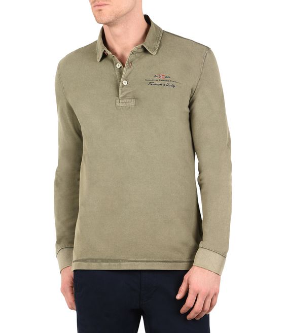 NAPAPIJRI ELBAS LONG SLEEVES Long sleeve polo Man f