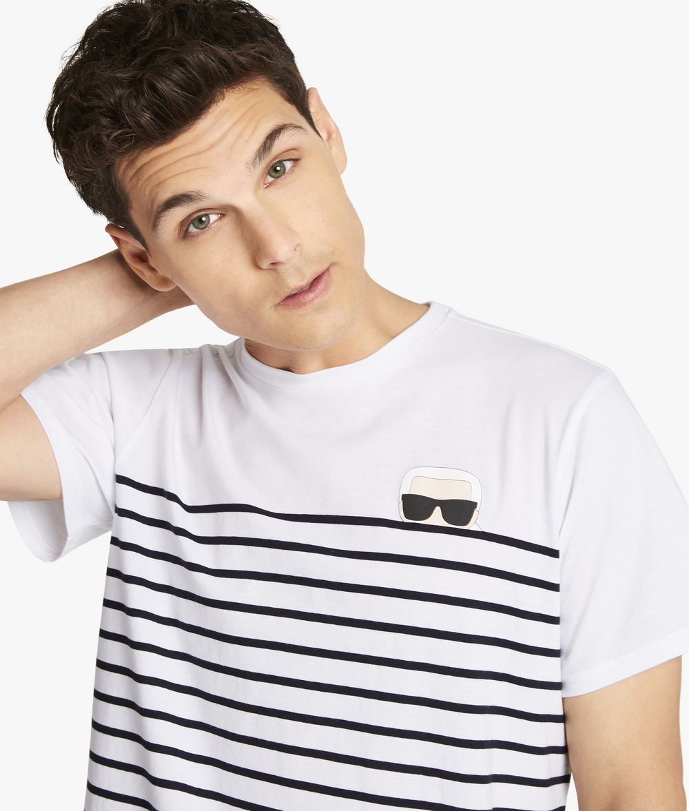 KARL LAGERFELD Karl ikonik stripe T-shirt Man f