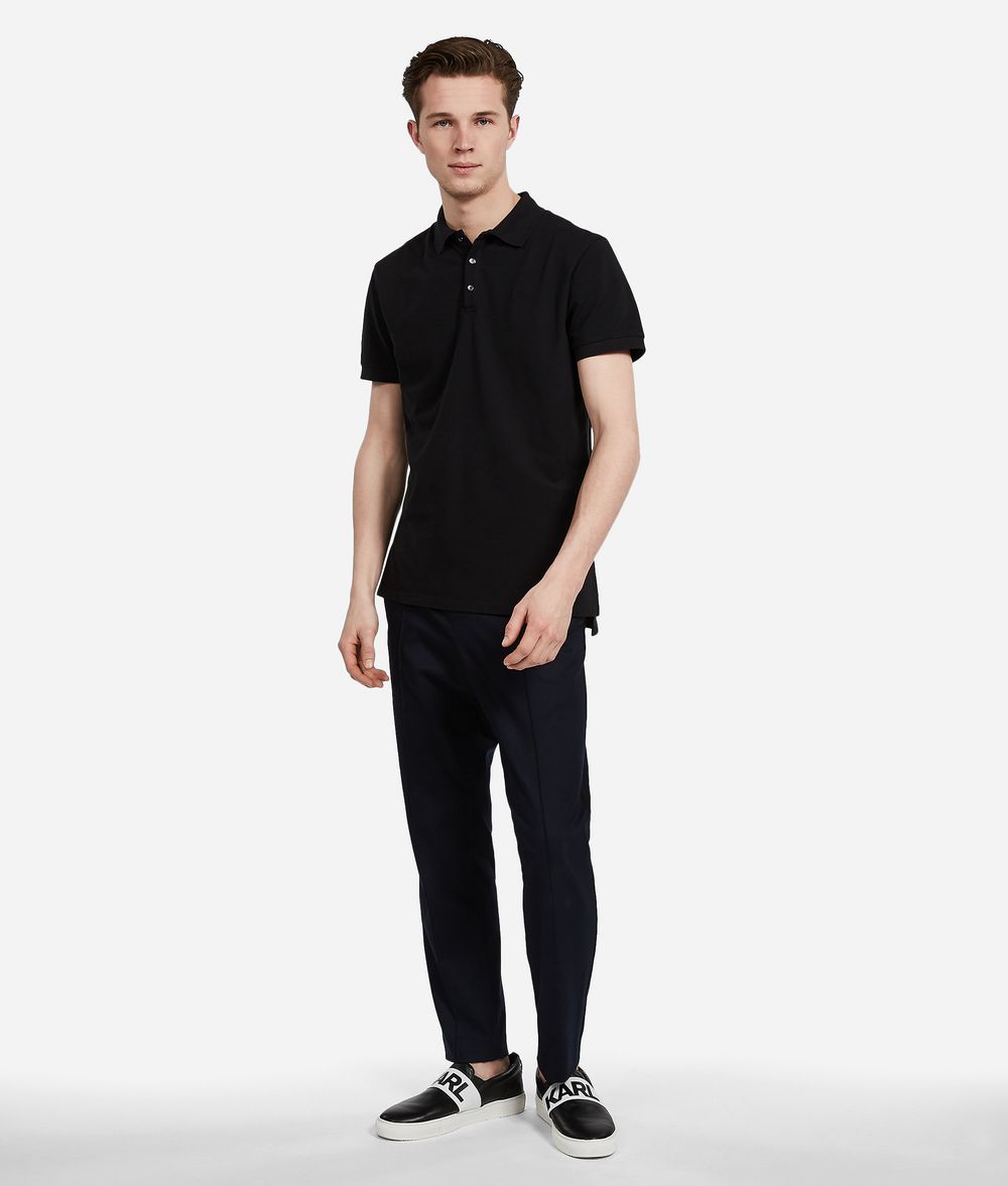 KARL LAGERFELD Poloshirt mit Logo T-Shirt Herren f
