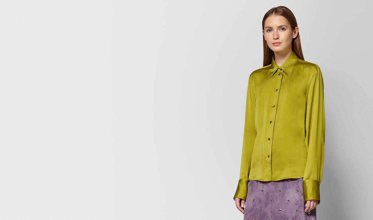camicia in seta chamomile landing