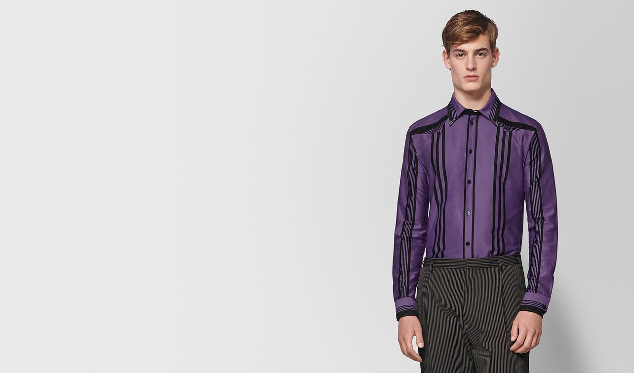 dark lilac nero cotton shirt landing