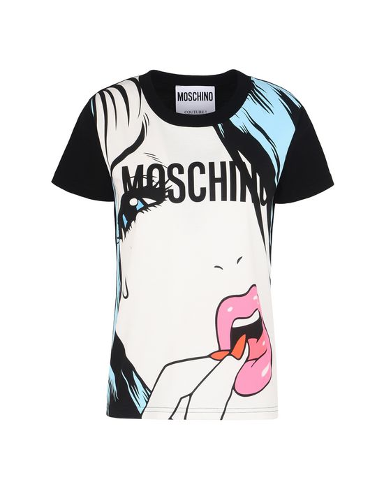 Kurzärmliges T-Shirt Damen MOSCHINO Kurzärmliges T-Shirt Damen MOSCHINO