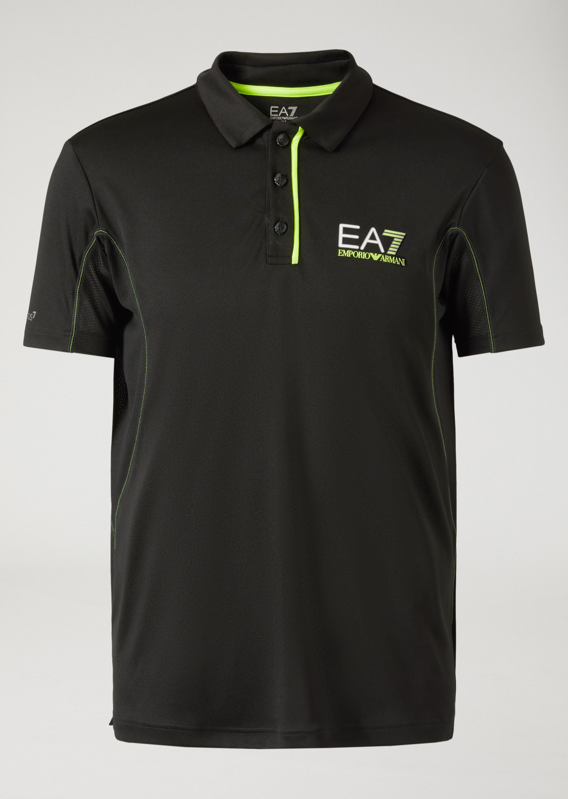 Synthetic Jersey Polo Shirt for Men Emporio Armani