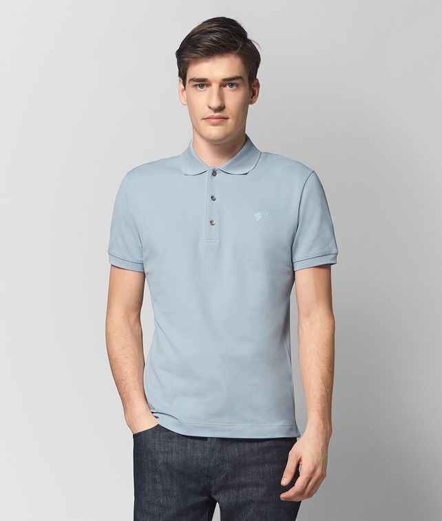 BOTTEGA VENETA DARK ARCTIC COTTON T-SHIRT T-Shirts and Polos Man fp