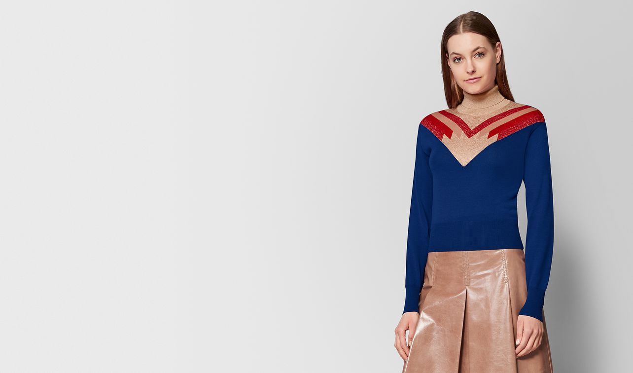 multicolor wool sweater landing