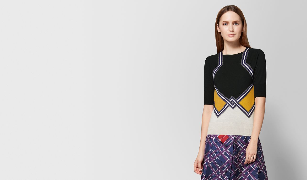 multicolor wool sweater landing