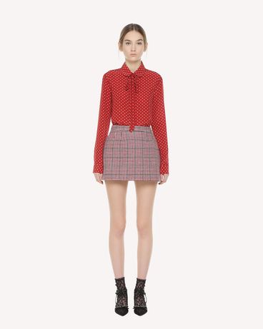 REDValentino Polka-dot print silk shirt