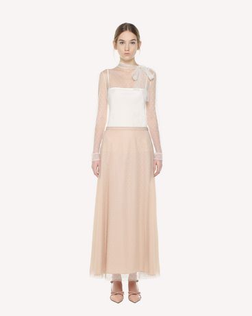 REDValentino Point d'Esprit Tulle top