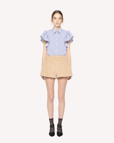 REDValentino Polka Dot Striped Cotton shirt