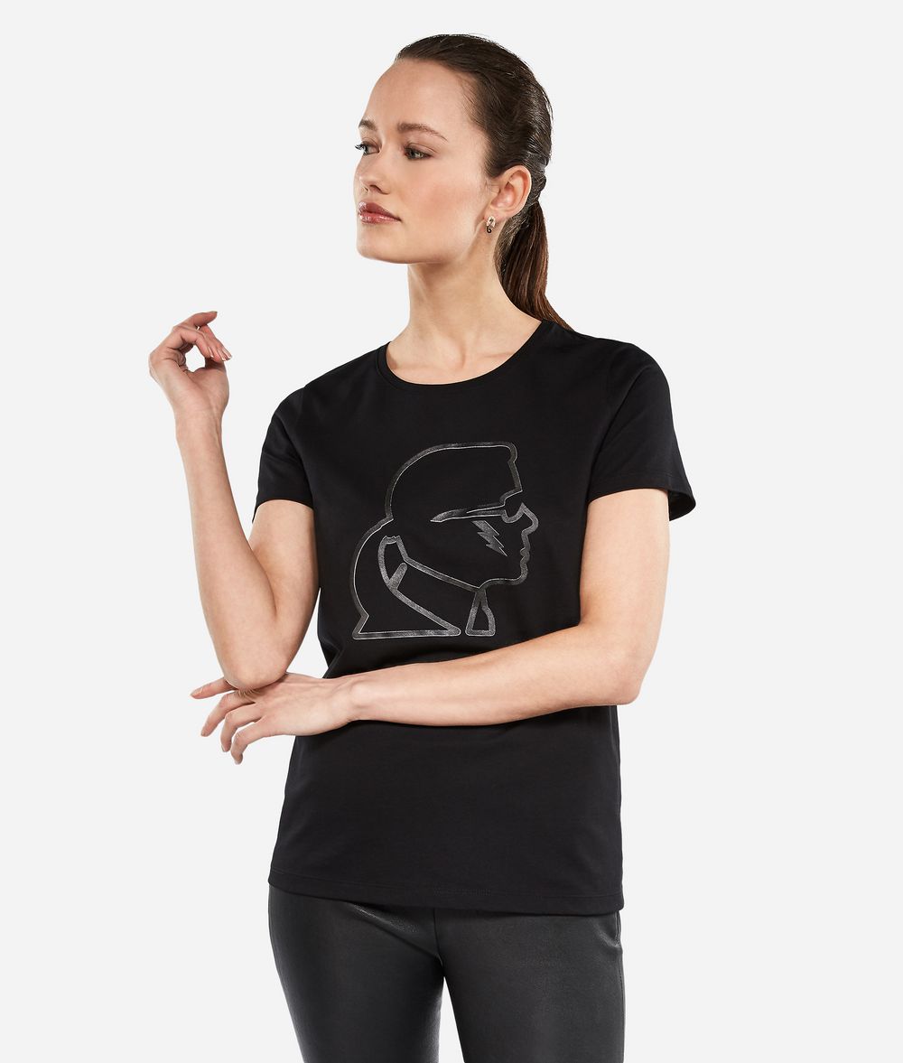 KARL LAGERFELD K/Ikonik Printed T-shirt T-shirt Woman f