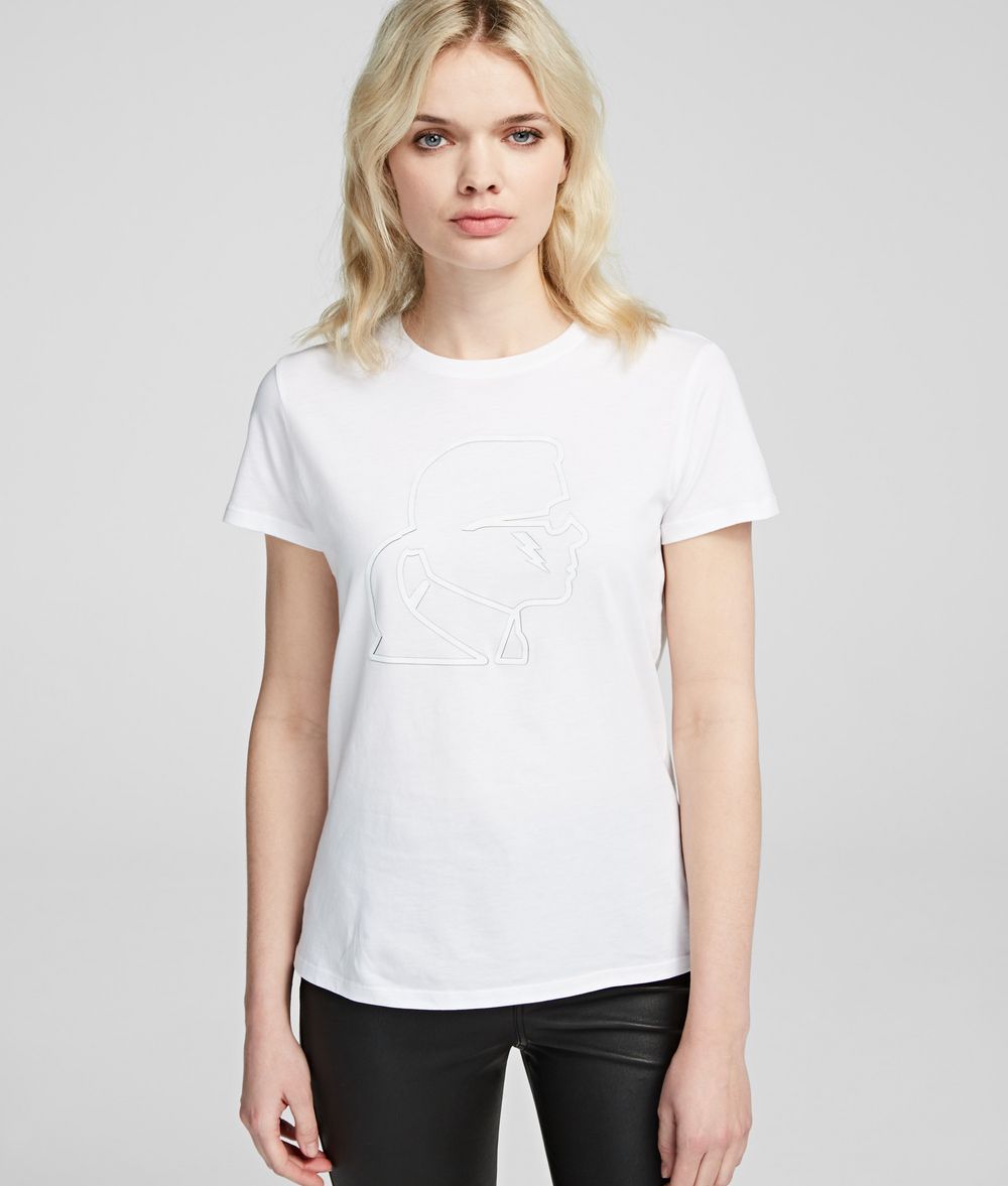 KARL LAGERFELD K/Ikonik Printed T-shirt T-shirt Woman f