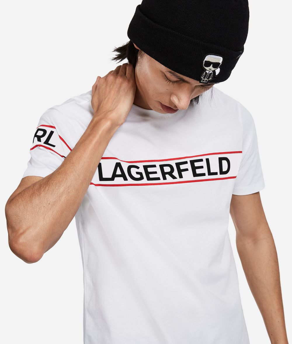 KARL LAGERFELD Logo T-Shirt T-shirt Man f