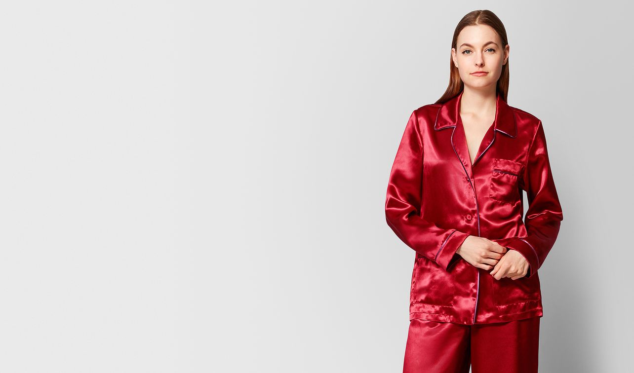 top in raso baccara rose landing