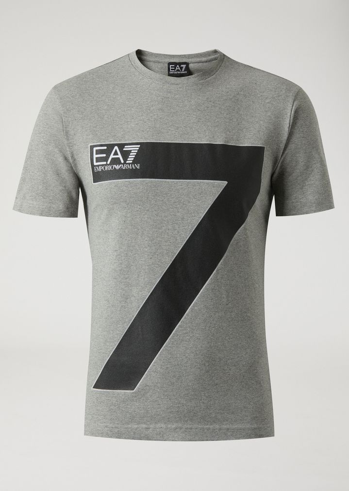 Camiseta de punto elástico con estampado de gran tamaño 7 Camiseta de punto elástico con estampado de gran tamaño 7