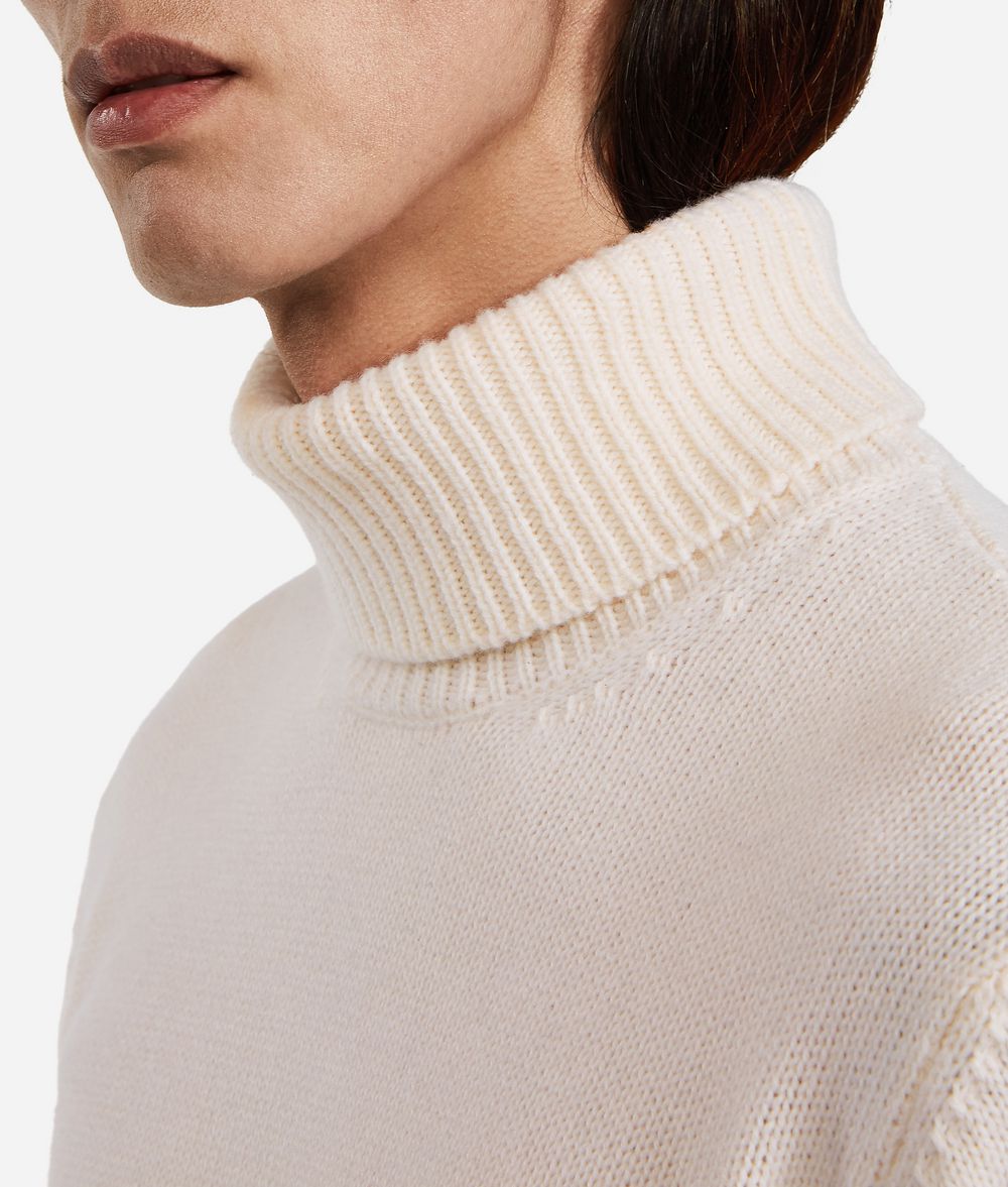KARL LAGERFELD Cashmere Turtleneck Sweater Sweater Man f