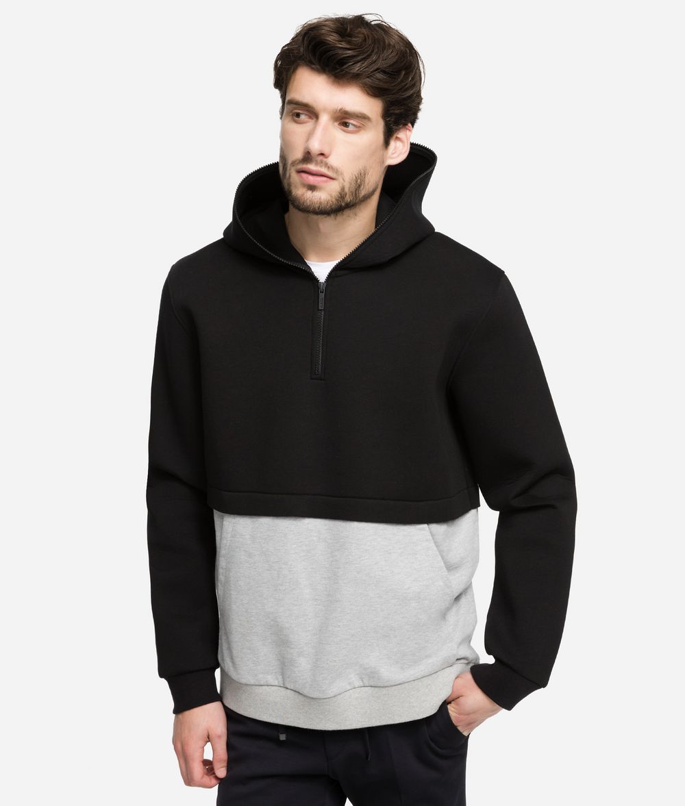 KARL LAGERFELD Color-blocked Hoodie Sweatshirt Man f
