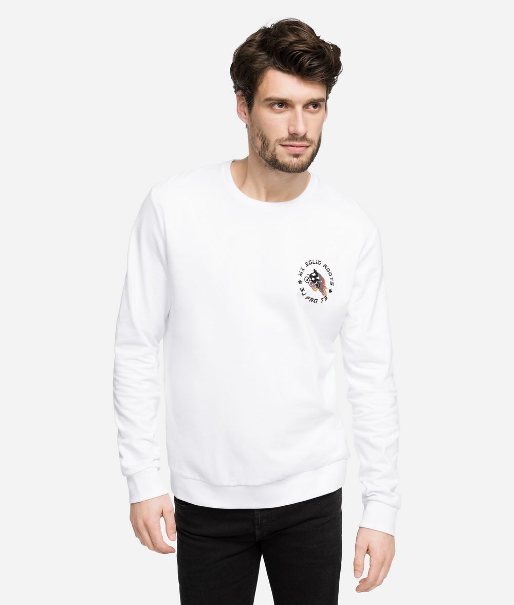 KARL LAGERFELD Motocross Sweatshirt Sweatshirt Man f