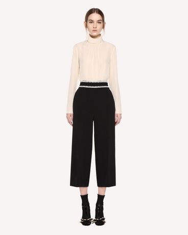 REDValentino Silk high-neck top