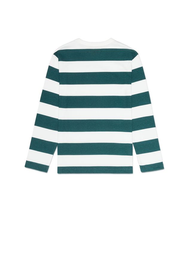 Short Sleeve T-Shirt Marni STRIPED COTTON T-SHIRT WITH MARIA MAGDALENA SUAREZ DESIGN Man