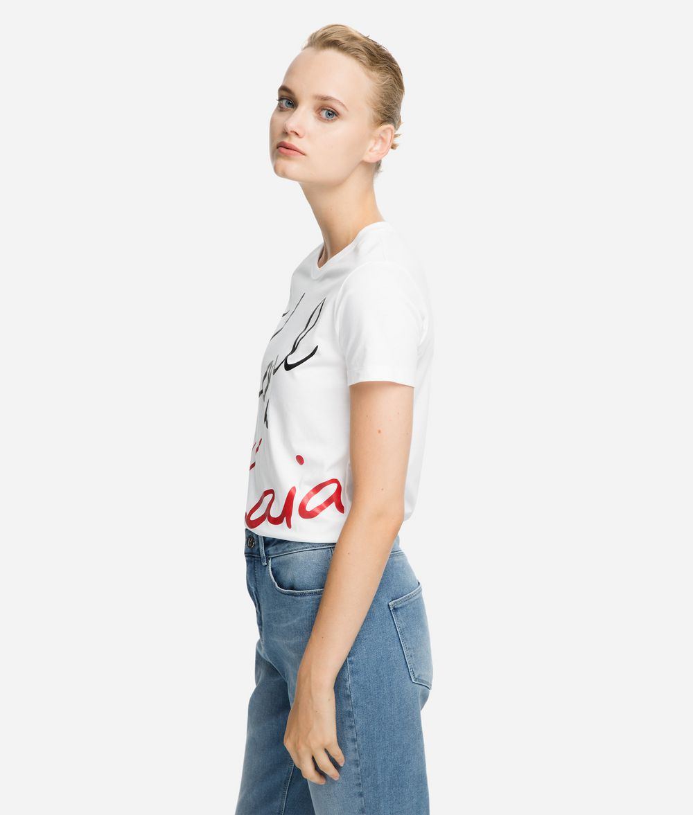 KARL LAGERFELD Karl x Kaia Signature T-Shirt T-Shirt Damen d