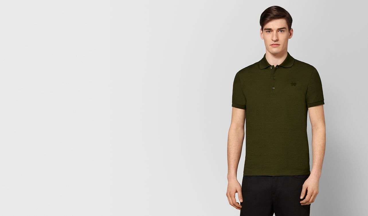 mustard cotton polo landing