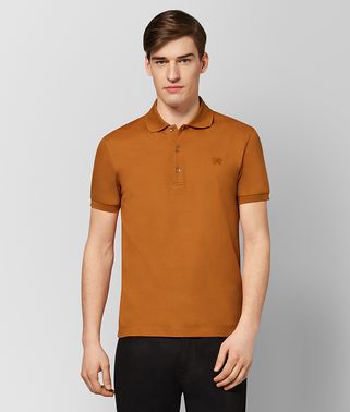 ORANGE COTTON POLO
