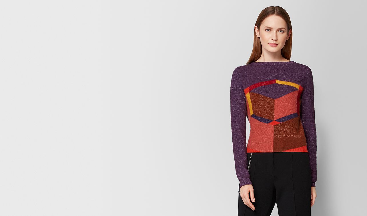 grape wool sweater landing