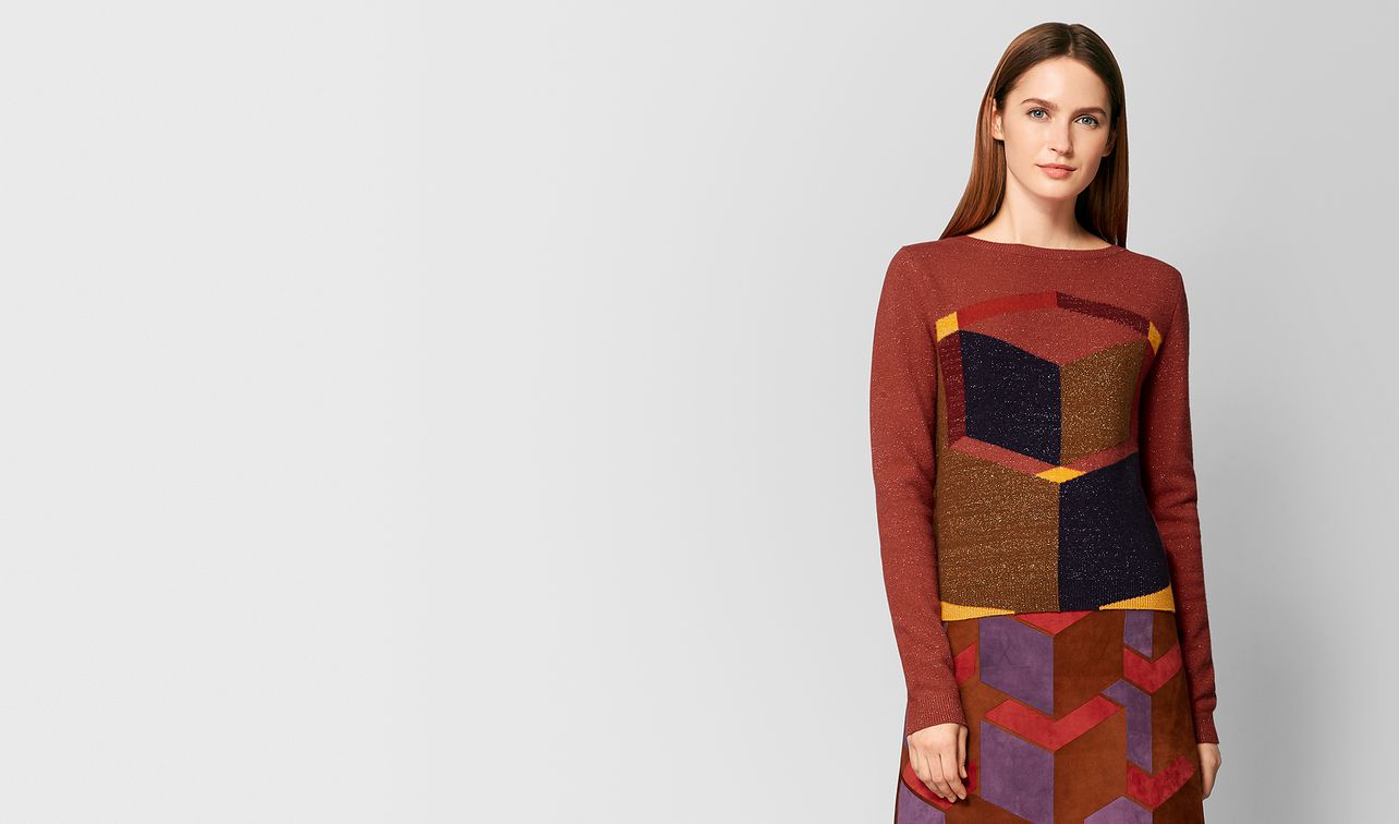 multicolor wool sweater landing
