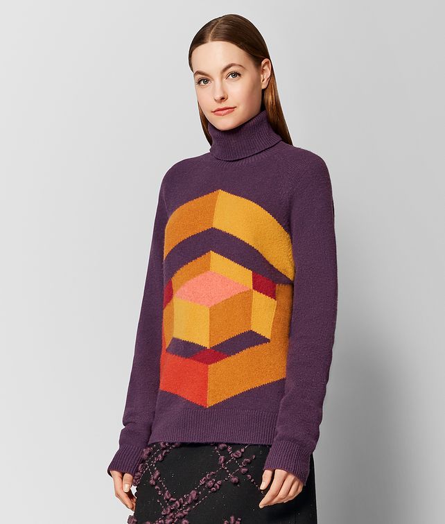 BOTTEGA VENETA MULTICOLOR WOOL SWEATER Knitwear or Top or Shirt Woman fp